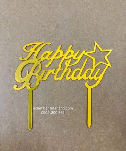 Chữ Happy Birthday nhựa lớn