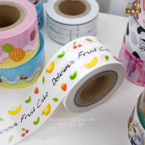 Cuộn viền bánh hoa văn 8cm