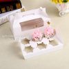 Hộp đựng bánh cupcake 6 ô có quai xách