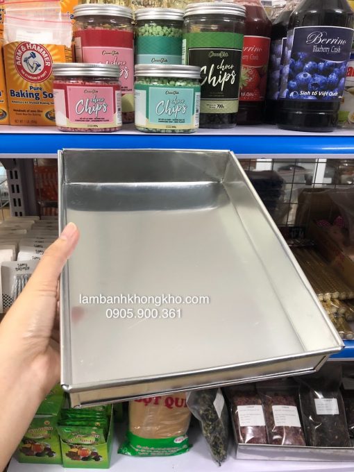 Khuôn gato chữ nhật 18cm