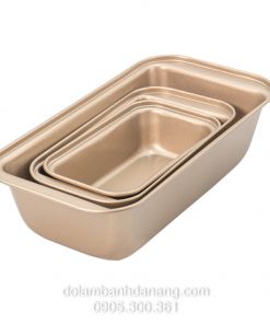 Khuôn loaf chống dính màu vàng size 22cm
