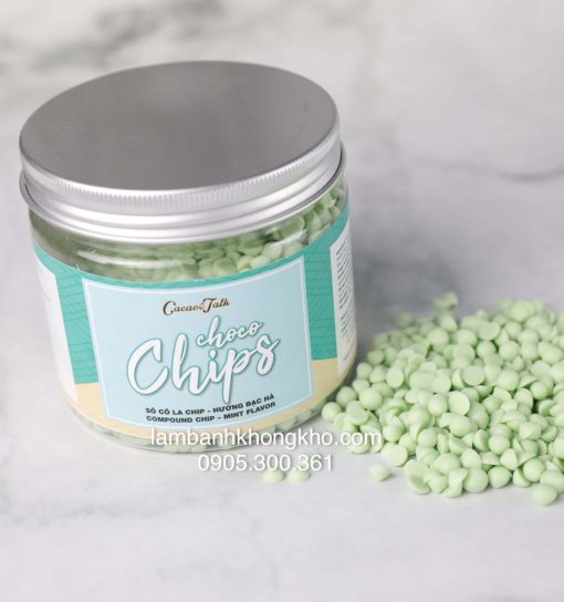 Socola chip bạc hà 100g Socola chip bạc hà 100g