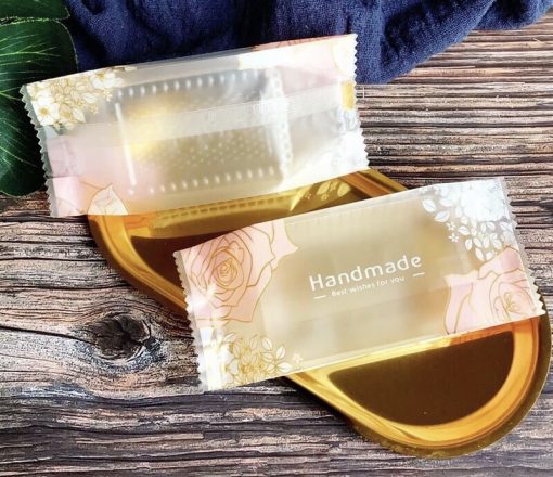 Túi bánh dứa hoa hồng (50 cái)