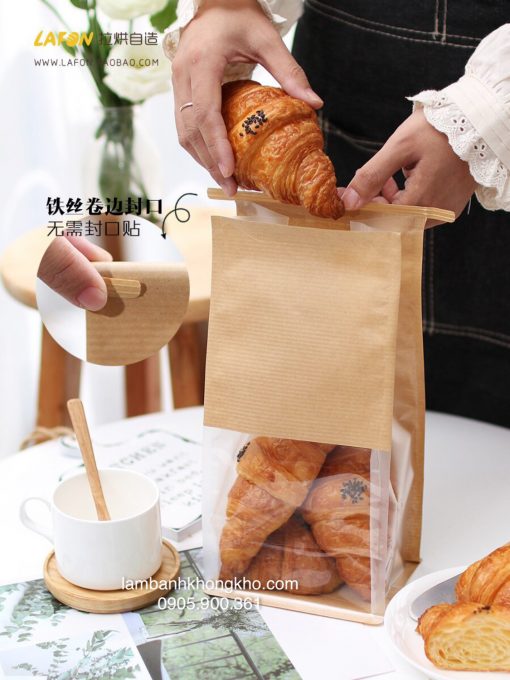 Túi giấy Kraft kẽm nhỏ (10 cái)