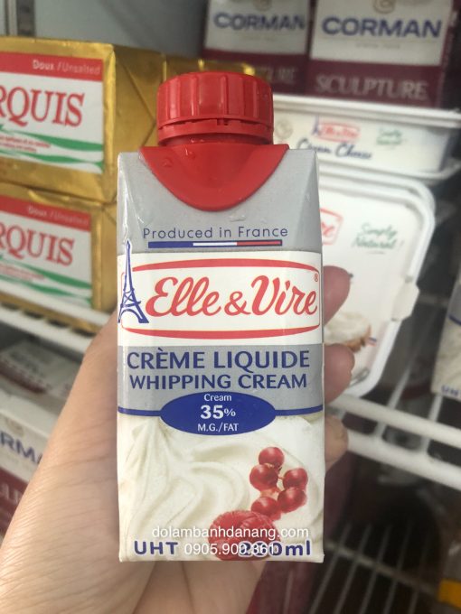 Whipping cream Elle & Vire 200ml