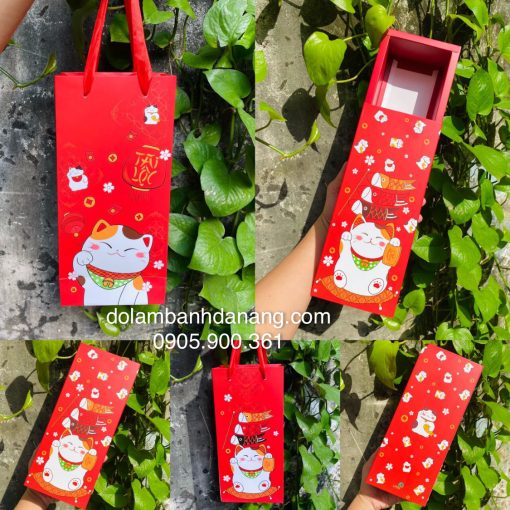 Hộp Tết mèo thần tài (10 cái)