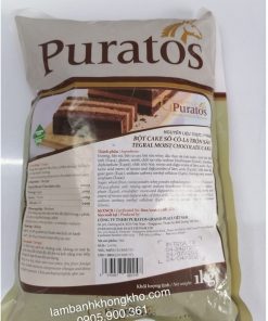 Bột trộn sẵn Moist Socola Puratos 1kg B-9278-1KG