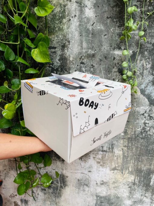 Hộp bánh sinh nhật 30cm (vuông) BOX-5330-5334-1C Hộp bánh sinh nhật 30cm (vuông) BOX-5330-5334-1C