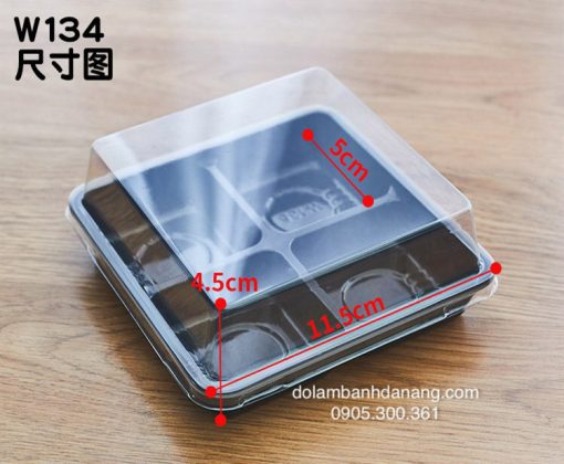 Hộp nhựa 4 bánh đế đen W134 (50 cái) BOX-7840-8601-50C Hộp nhựa 4 bánh đế đen W134 (50 cái) BOX-7840-8601-50C