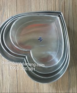 Khuôn gato tim rời 18cm (gia công) KK-8242-9206-1C