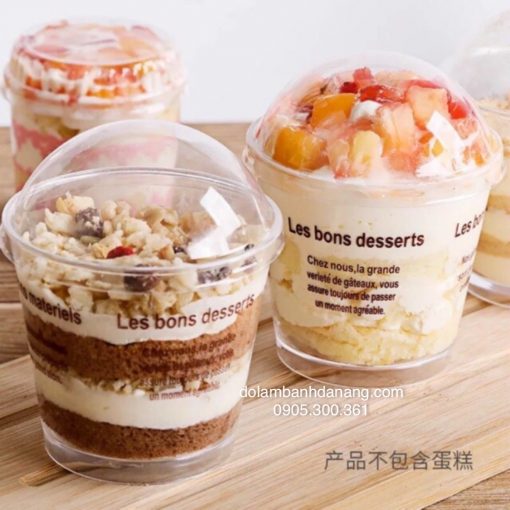 Ly nhựa tròn Les bons (10 cái) BOX-8273-9256-10C