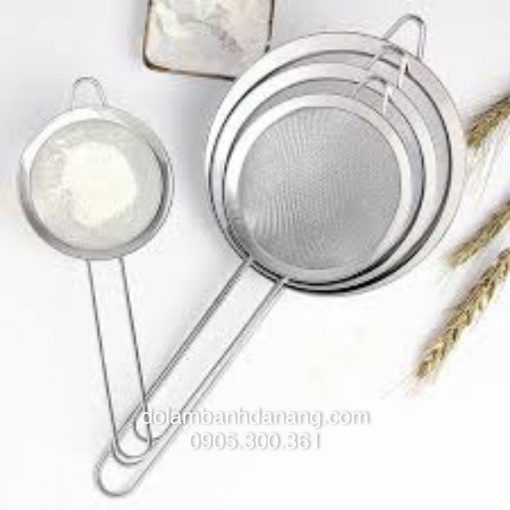 Rây bột inox cán dài 20cm BAS-7861-8628-1C Rây bột inox cán dài 20cm BAS-7861-8628-1C