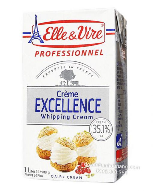 Whipping Elle& Vire 1L KBS-8285-9276-1L Whipping Elle& Vire 1L KBS-8285-9276-1L