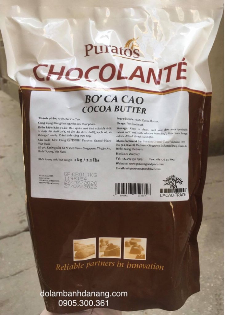 Bơ cacao Puratos 1kg KBS-8288-9280-1KG