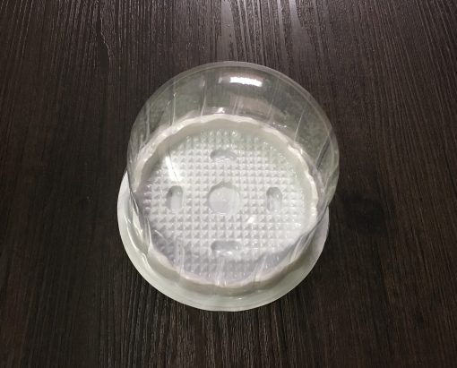 Hộp nhựa tròn đế trắng H15 (nắp cầu - 50 cái) BOX-3013-3188-50C Hộp nhựa tròn đế trắng H15 (nắp cầu - 50 cái) BOX-3013-3188-50C
