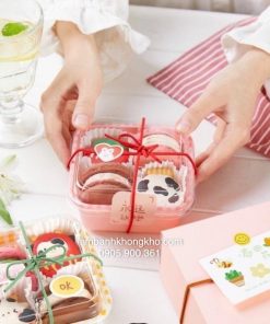 Hộp nhựa caro nắp trong (50 cái) BOX-9400-50C