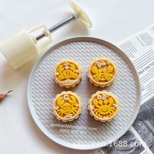 Khuôn trung thu 50g mẫu cua KK-9394-1BO