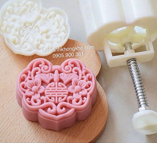 Khuôn trung thu khánh mai 150g TT-8155-9078-1SET Khuôn trung thu khánh mai 150g TT-8155-9078-1SET