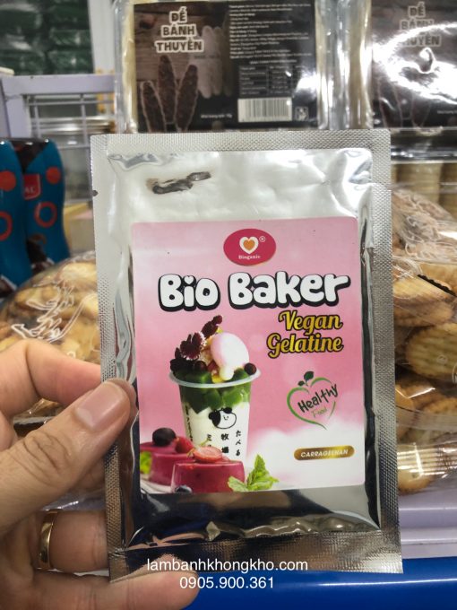 Bột vegan gelatine (gelatine chay) Bio Baker GEL-9350-1G Bột vegan gelatine (gelatine chay) Bio Baker GEL-9350-1G