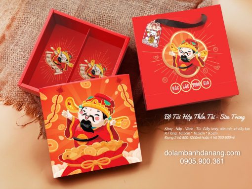 Hộp Tết Thần Tài 4H (1 bộ) TET-10645-1BO Hộp Tết Thần Tài 4H (1 bộ) TET-10645-1BO
