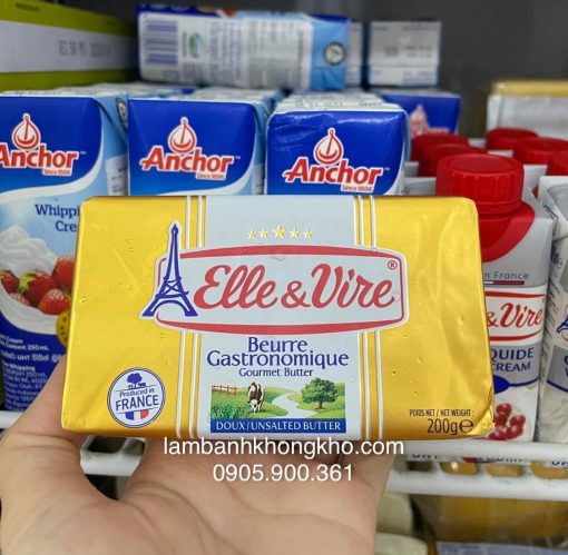 Bơ lạt Elle & Vire 200g 82% béo KBS-9560-1M
