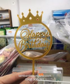 Chữ Happy Birthday nhựa (1 cái) SN-9800-1C