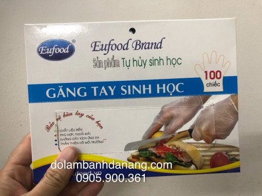 Găng tay sinh học Eufood (hộp 100 cái) DC-9343-1H
