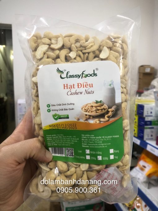 Hạt điều nhân sống 1kg NL-10574-1KG Hạt điều nhân sống 1kg NL-10574-1KG