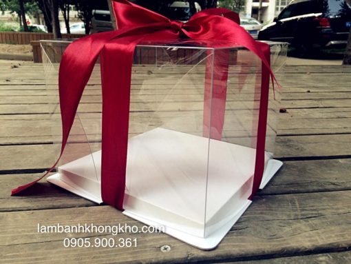 Hộp bánh kem trong 30cm cao 18cm BOX-9517-1C