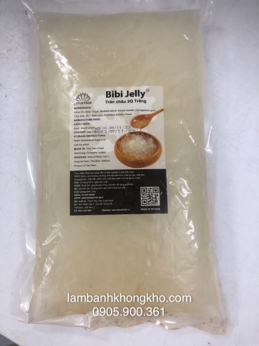 Trân châu 3Q trắng (gói 2kg) PC-10198-1G