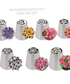Bộ 7 đui hoa tulip 3D DEC-11094-1BO