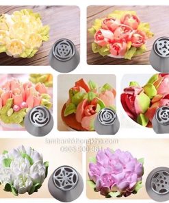 Bộ 7 đui hoa tulip 3D DEC-11094-1BO