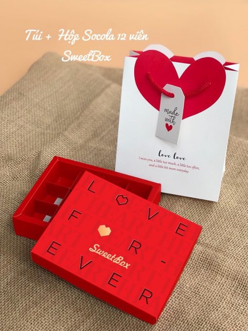 Hộp socola 12 viên BOX-10816-1H Hộp socola 12 viên BOX-10816-1H