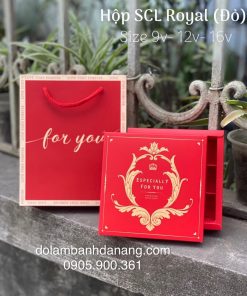 Hộp socola 16 viên Royal đỏ BOX-11041-1H