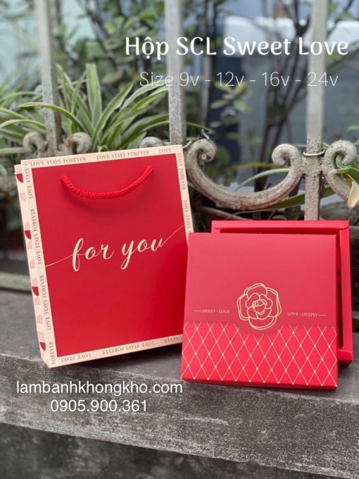 hop socola 16 vien sweet love box110421h Hộp socola 16 viên Sweet Love BOX-11042-1H