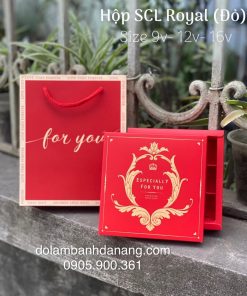 Hộp socola 9 viên Royal đỏ BOX-11036-1H