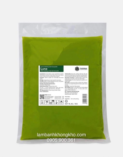 Nhân sen trà xanh Luna Farina TT-9496-1KG