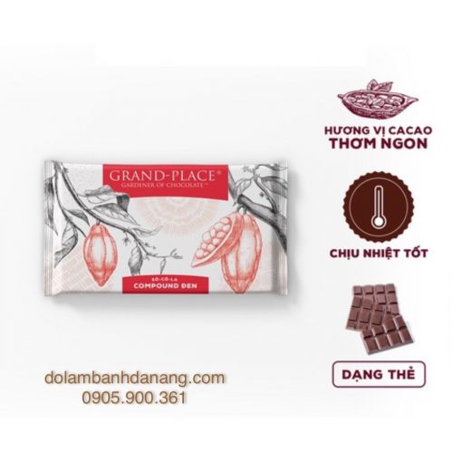 Socola đen GP miếng 1kg SMH-2595-1336-1KG