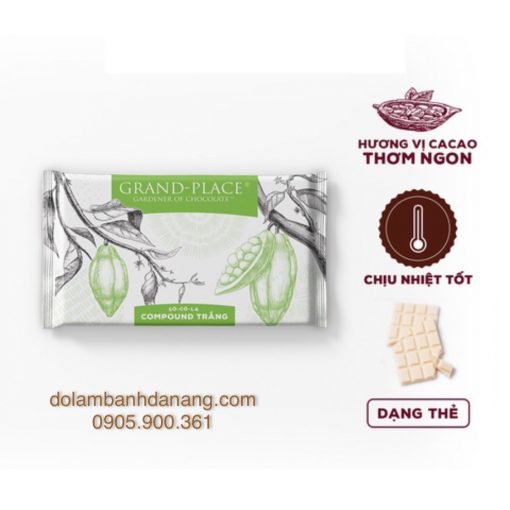 Socola trắng GP miếng 1kg SMH-2594-1337-1KG