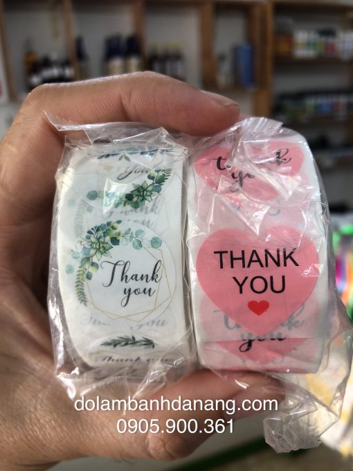 Tem dán Thank you DEC-8272-9253-1C