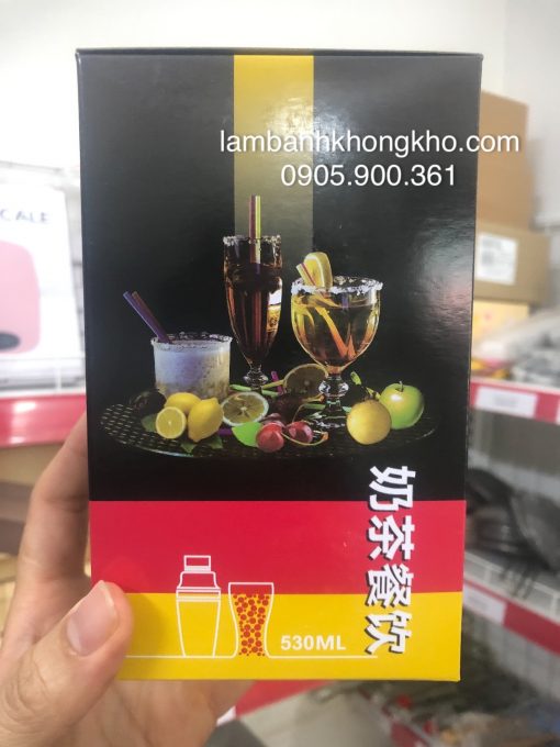 binh lac 530ml nhua trong pc111021c Bình lắc 530ml nhựa trong PC-11102-1C