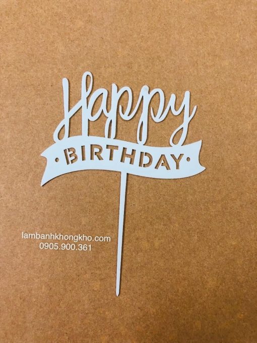 Chữ Happy Birthday nhựa lớn SN-7724-8392-1C