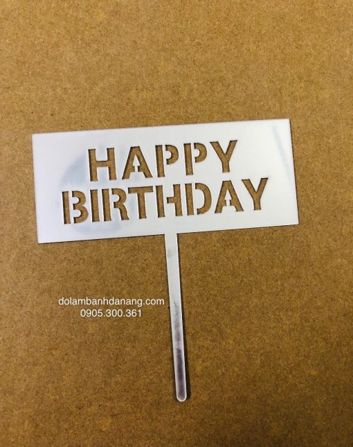 Chữ Happy Birthday nhựa lớn SN-7724-8392-1C