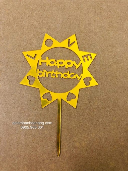 Chữ Happy Birthday nhựa lớn SN-7724-8392-1C