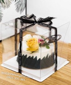 Hộp bánh kem trong 26cm cao 27cm (2 chi tiết) SN-11122-1BO
