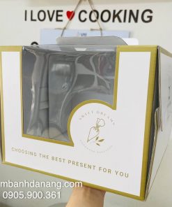 Hộp bánh sinh nhật 30cm cao 20cm + đế CBO-11124