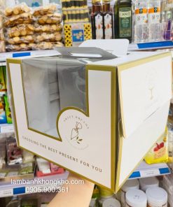 Hộp bánh sinh nhật 30cm cao 20cm + đế CBO-11124
