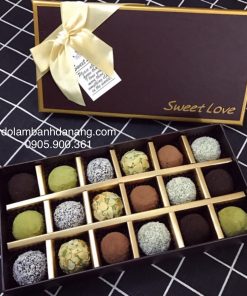 Hộp đựng socola chữ nhật 18 ô BOX-2423-1795-1C