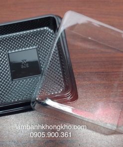 Hộp vuông đế đen xy80s (10 cái) BOX-9452-10C