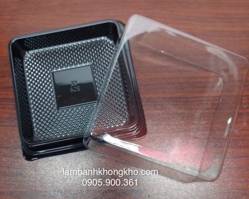 Hộp vuông đế đen xy80s (10 cái) BOX-9452-10C